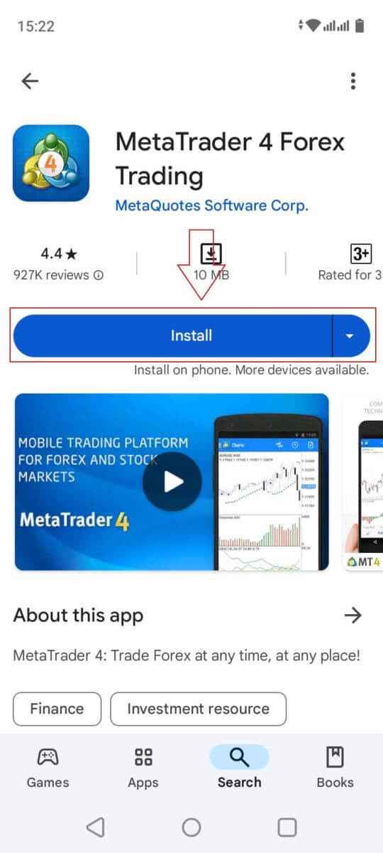 Baixe e instale o aplicativo móvel FxPro no Android e iOS