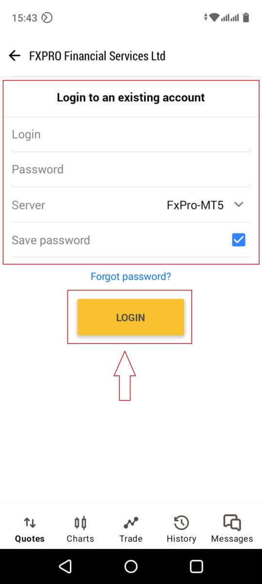 Baixe e instale o aplicativo móvel FxPro no Android e iOS