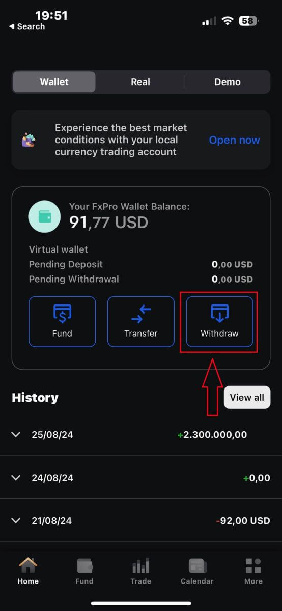 FxPro-এ কীভাবে নিবন্ধন করবেন এবং অর্থ উত্তোলন করবেন