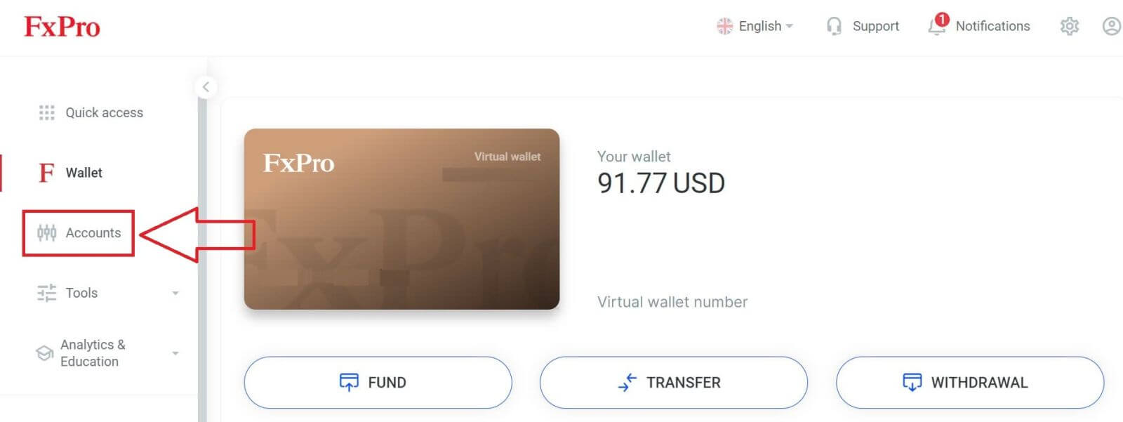 قم بتسجيل الحساب وابدأ التداول التجريبي على FxPro